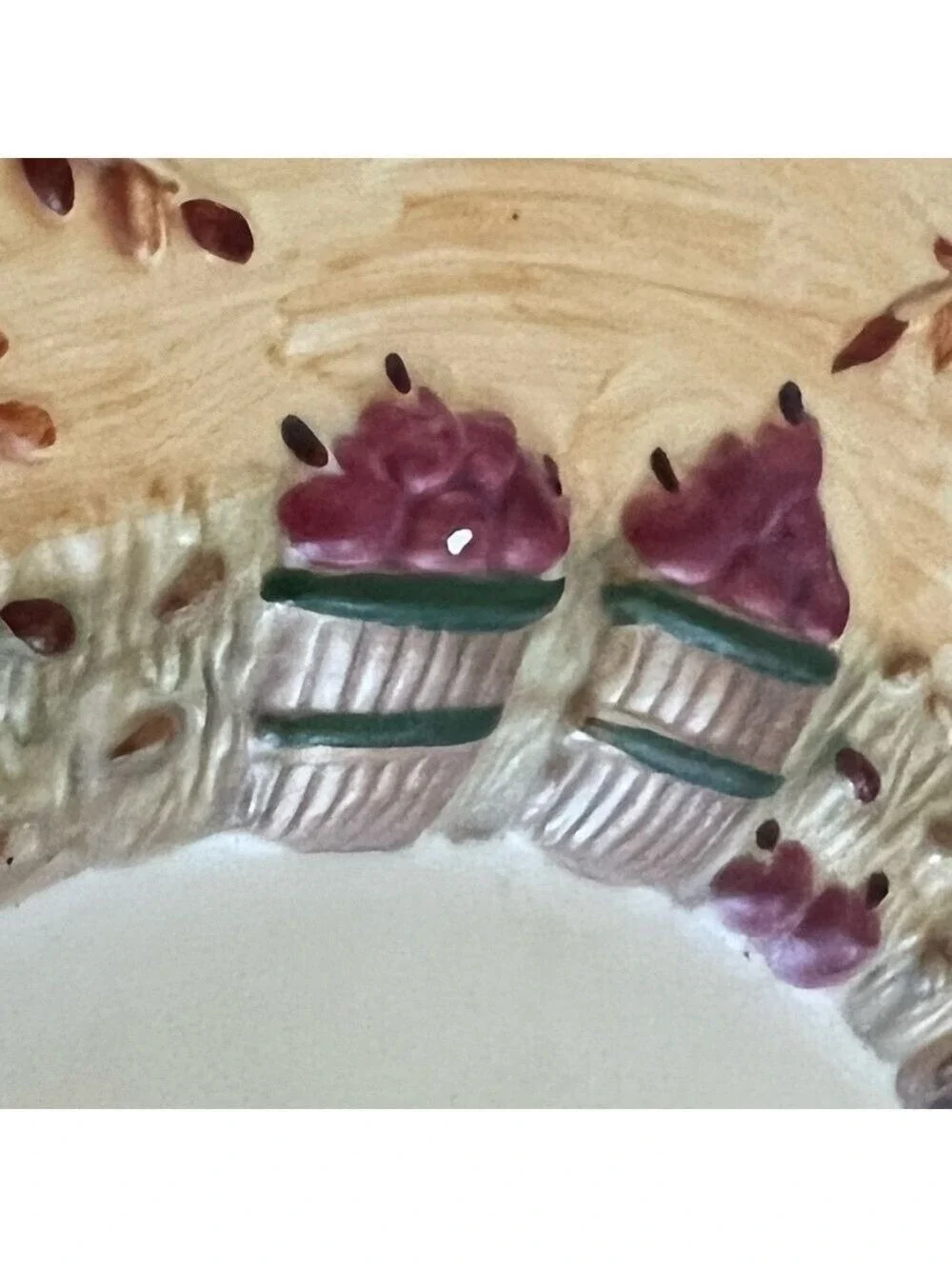 Yankee Candle Retired Autumn Harvest Halloween Candle Plates/Candle Holder